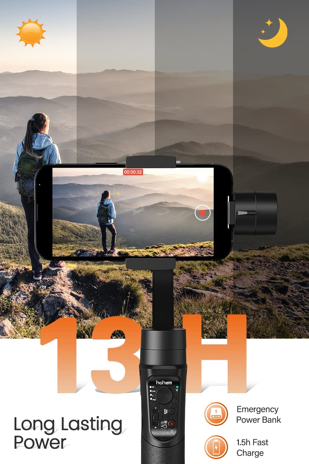Hohem iSteady Mobile Plus 3-Axis Handheld Gimbal Stabilizer