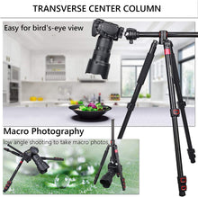 Load image into Gallery viewer, ZF60 Profissional Horizontal Tripod 63&quot; 160cm
