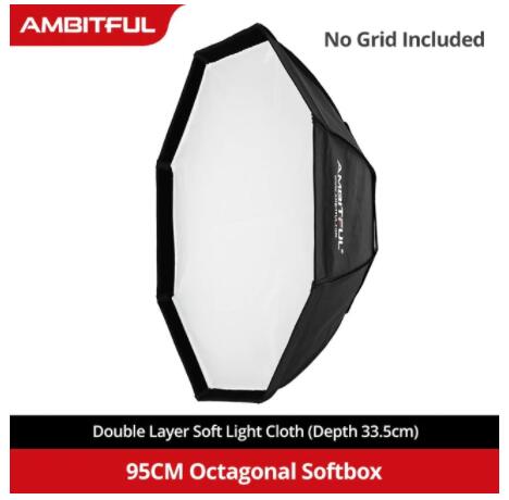 AMBITFUL 60x90cm 22x90cm 30x120cm 35x160cm 95cm Rectangular Octagonal Honeycomb Grid Softbox
